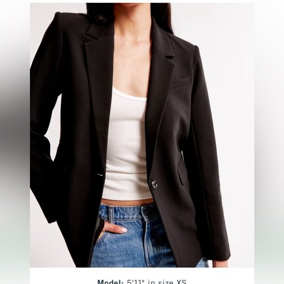 Abercrombie & Fitch Classic Suiting Blazer - Picture 4 of 12